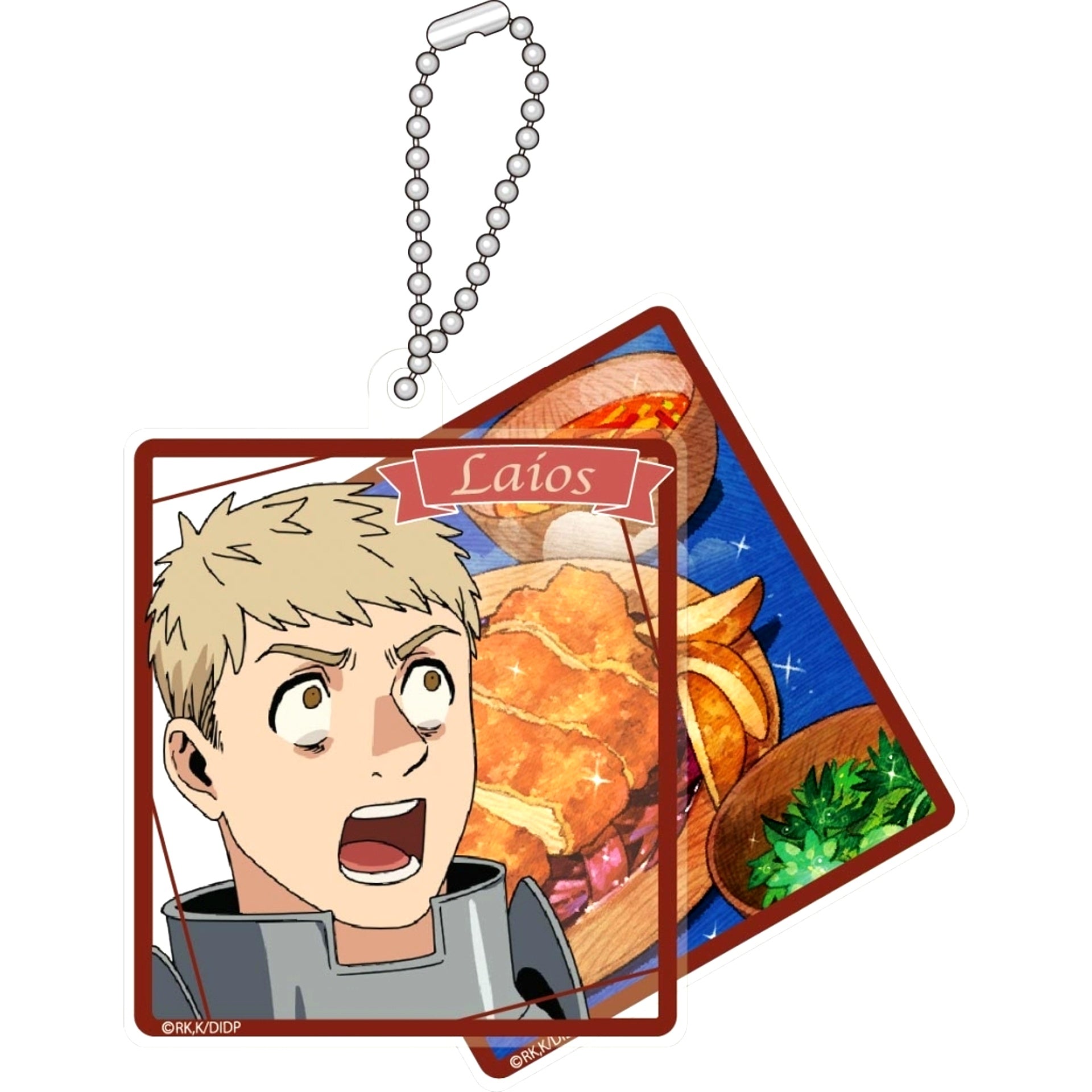 Laios Delicious in Dungeon Trading Acrylic Keychain [USED]