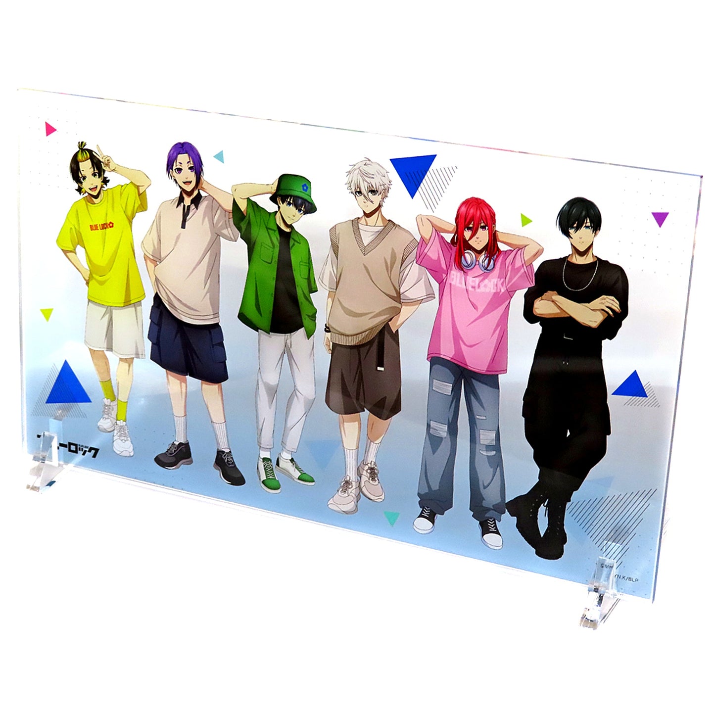 Group Illustration Acrylic Panel Casual Clothes Ver. Blue Lock Grand Dissection Exhibition POP UP STORE [USED]