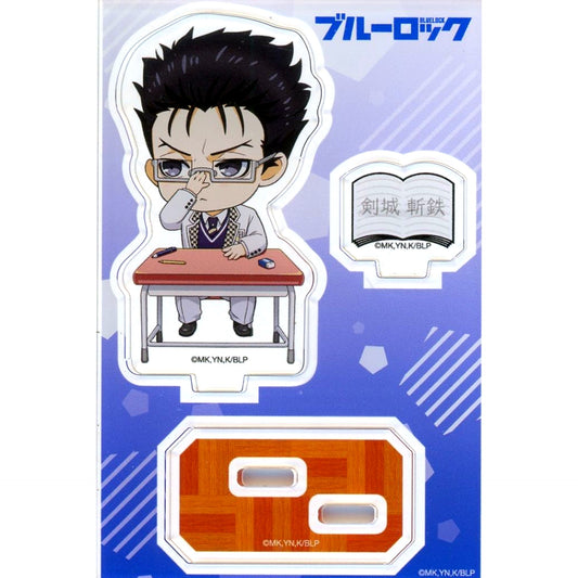 Zantetsu Tsurugi Acrylic Stand Mini Character School Uniform Ver. Blue Lock Grand Dissection Exhibition POP UP STORE [USED]