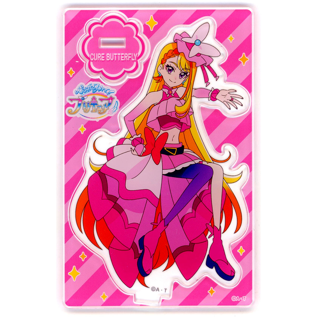 Cure Butterfly Hand Reaching Mini Acrylic Stand Soaring Sky! Pretty Cure Series 4 [USED]