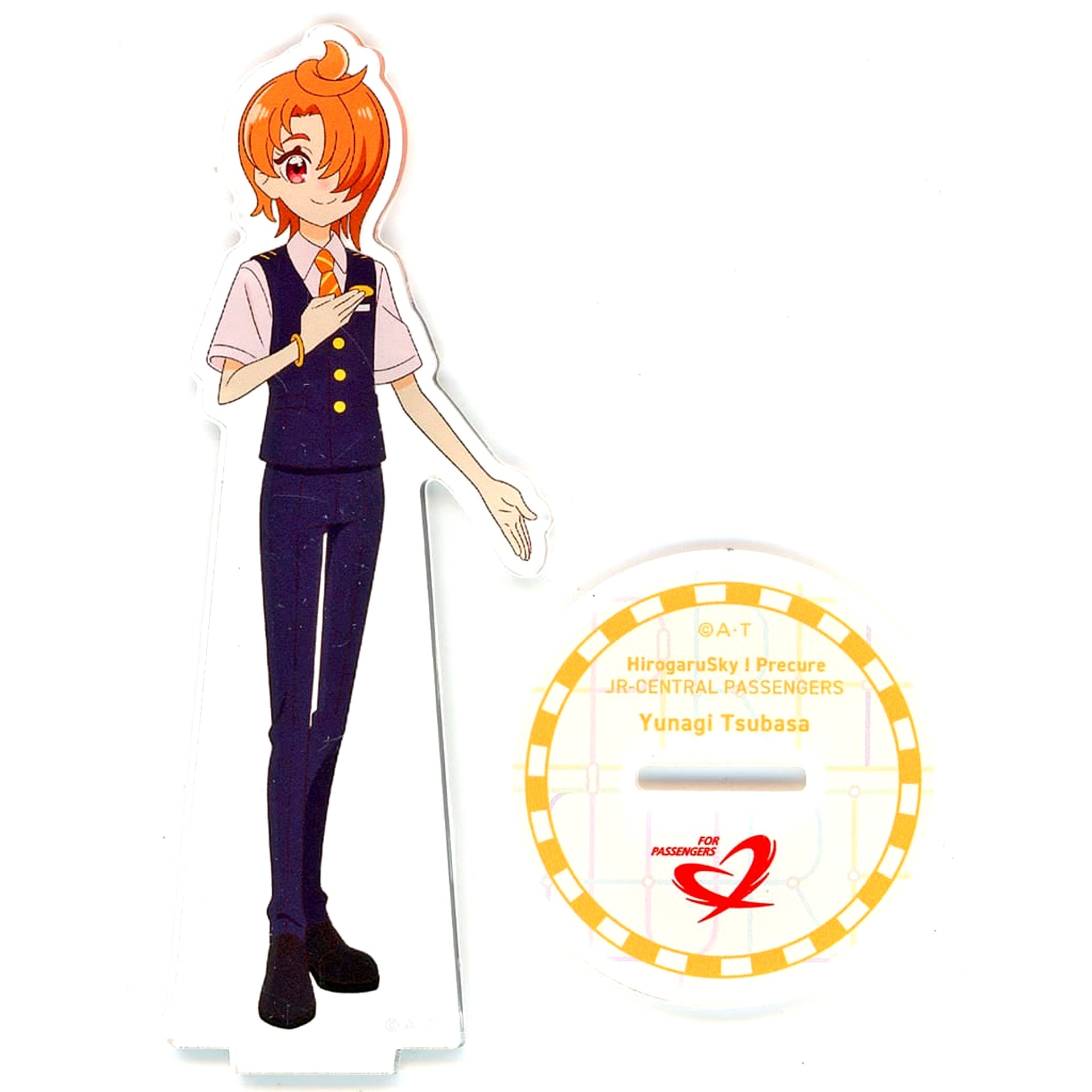Tsubasa Yuunagi Soaring Sky! Precure Acrylic Stand JR Tokai Passengers Pop Up Shop Ver. Pretty Store Pop Up Shop [USED]
