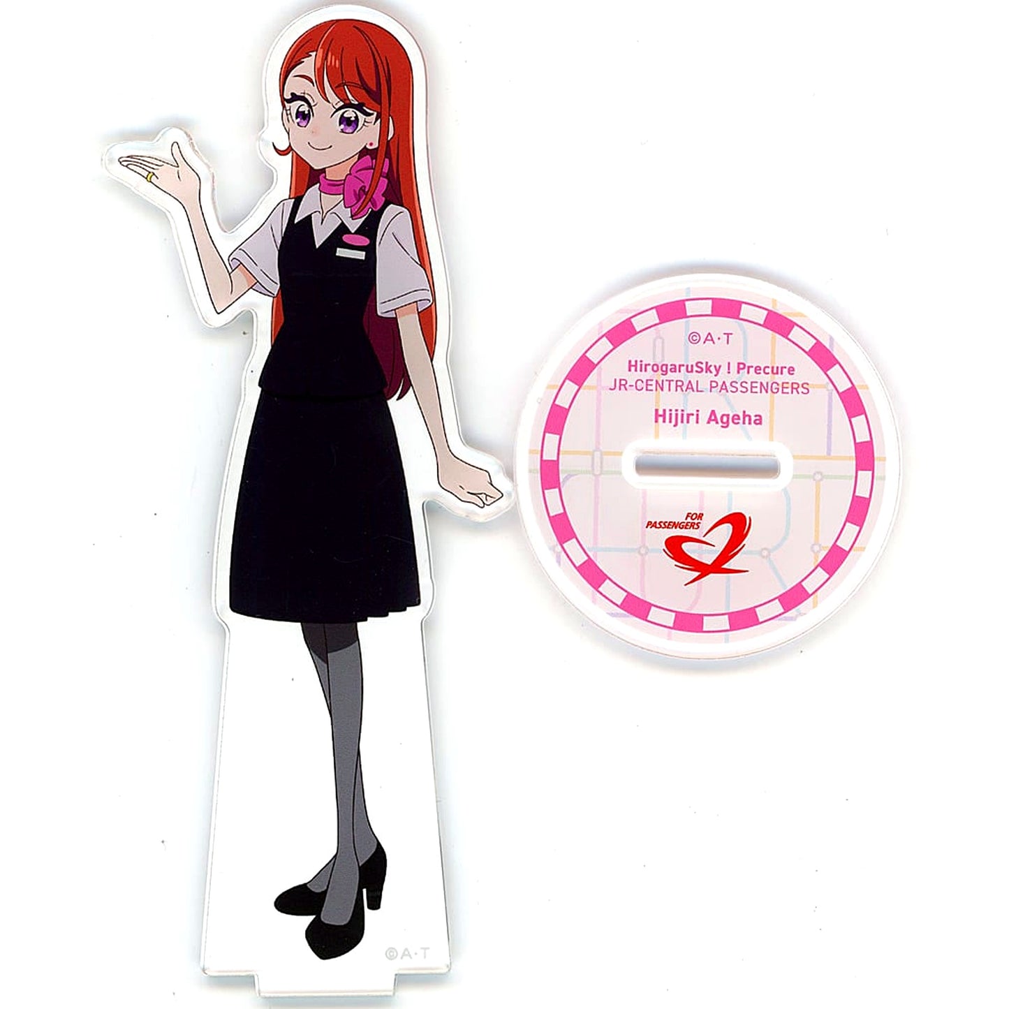 Ageha Hijiri Hirogaru Sky! Precure x JR Tokai Passengers Pop Up Acrylic Stand JR Tokai ver [USED]