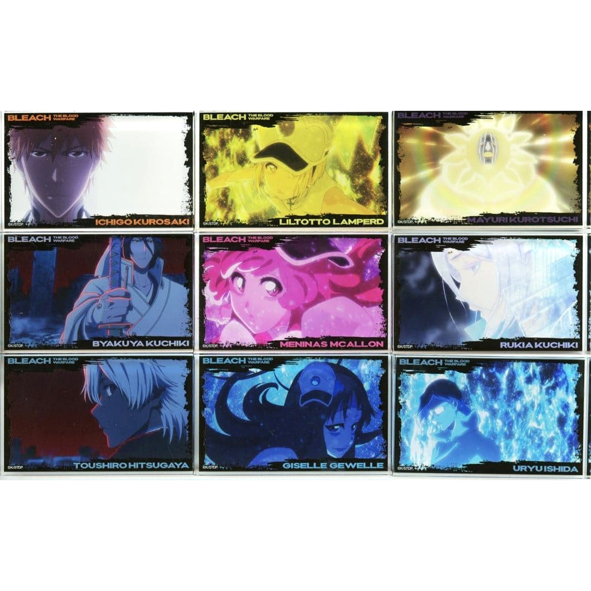 Bleach Ichigo Kurosaki & Others All 9 Types Set Thousand-Year Blood War Mini Acrylic Block Tsutaya Pop Up Shop Limited Acrylic Item [USED]