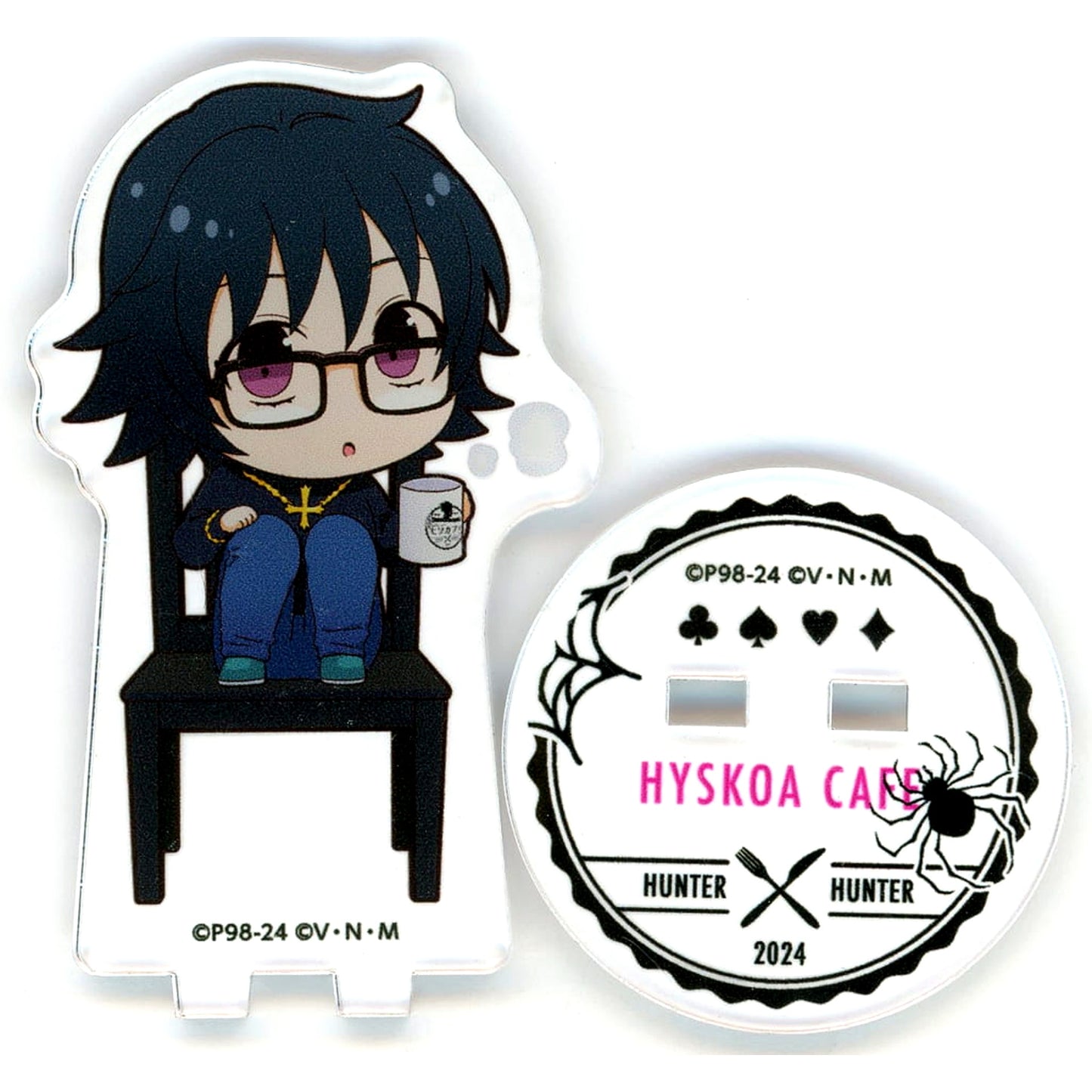 Shizuku Murasaki Hunter x Hunter Trading Acrylic Stand animatecafe Collaboration Magician Hisoka's Hisoka Cafe Vol.2 [USED]