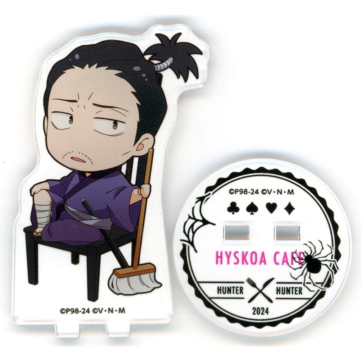 HUNTER x HUNTER Nobunaga Hazama Trading Acrylic Stand animate cafe Hisoka's HisoCafe Vol. 2 Acrylic Stands [USED]