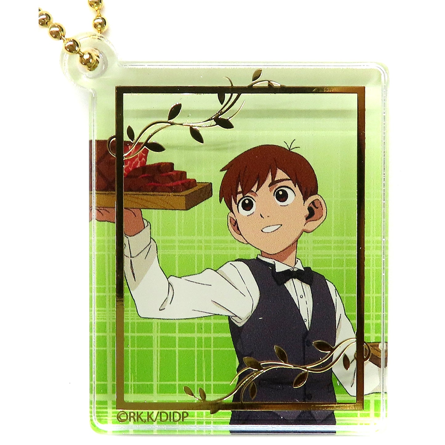 Chilchuck Delicious in Dungeon Trading Foil Stamped Keychain Labyrinth Exploration Exhibition [USED]