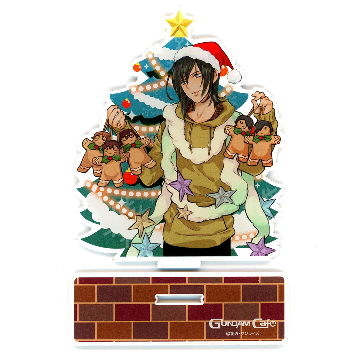 Allelujah Haptism GUNDAM Cafe Christmas Party 2021 -Decoration Night- Acrylic Stand Character Course Pre-order Bonus [USED]