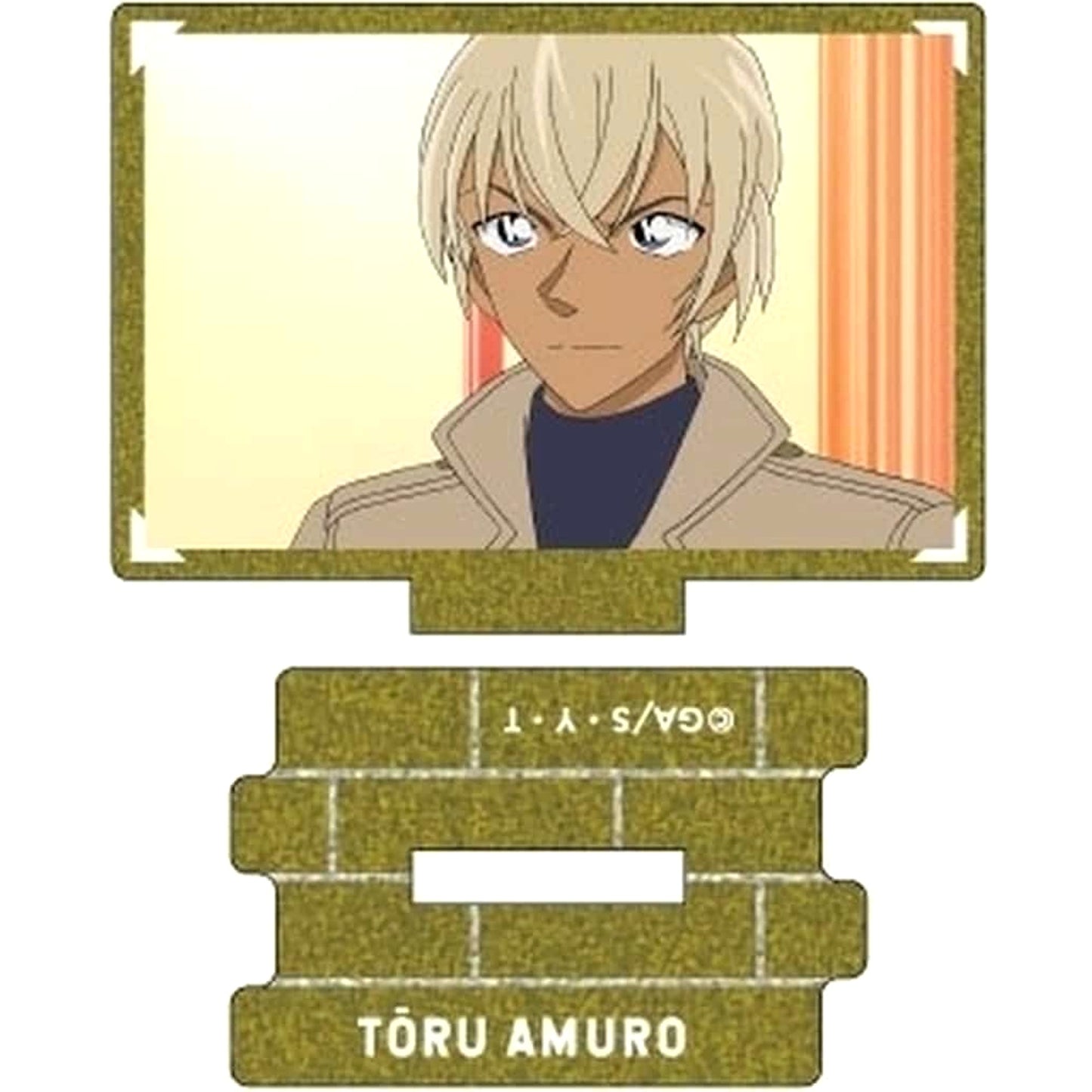 Detective Conan Toru Amuro Scene Still Trading Metallic Mini Acrylic Stand Type B Amuro Collection vol. 3 Acrylic Stands [USED]