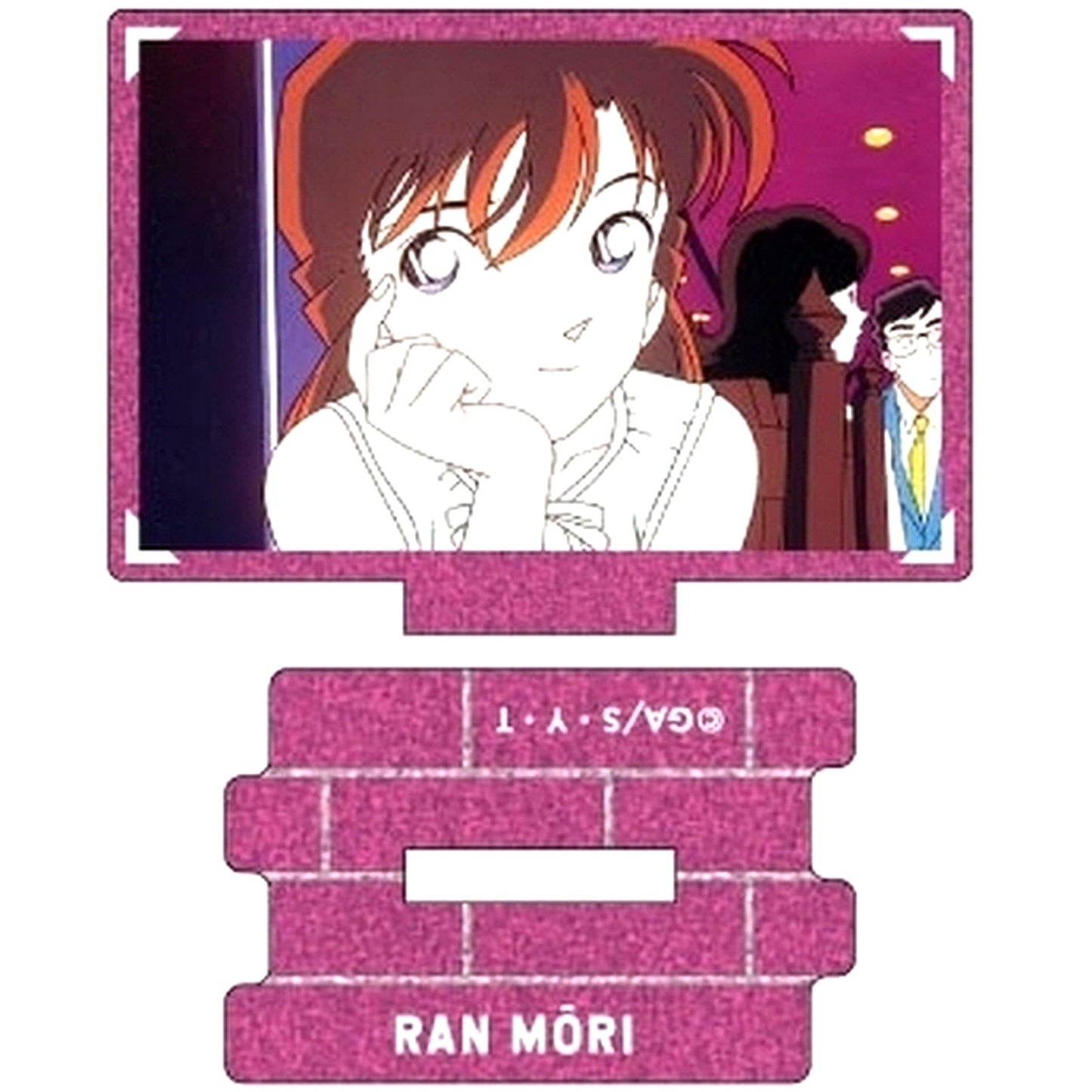 Ran Mouri A Detective Conan Scene Shot Trading Metallic Mini Acrylic Stand Ran Mouri Collection Vol. 3 [USED]