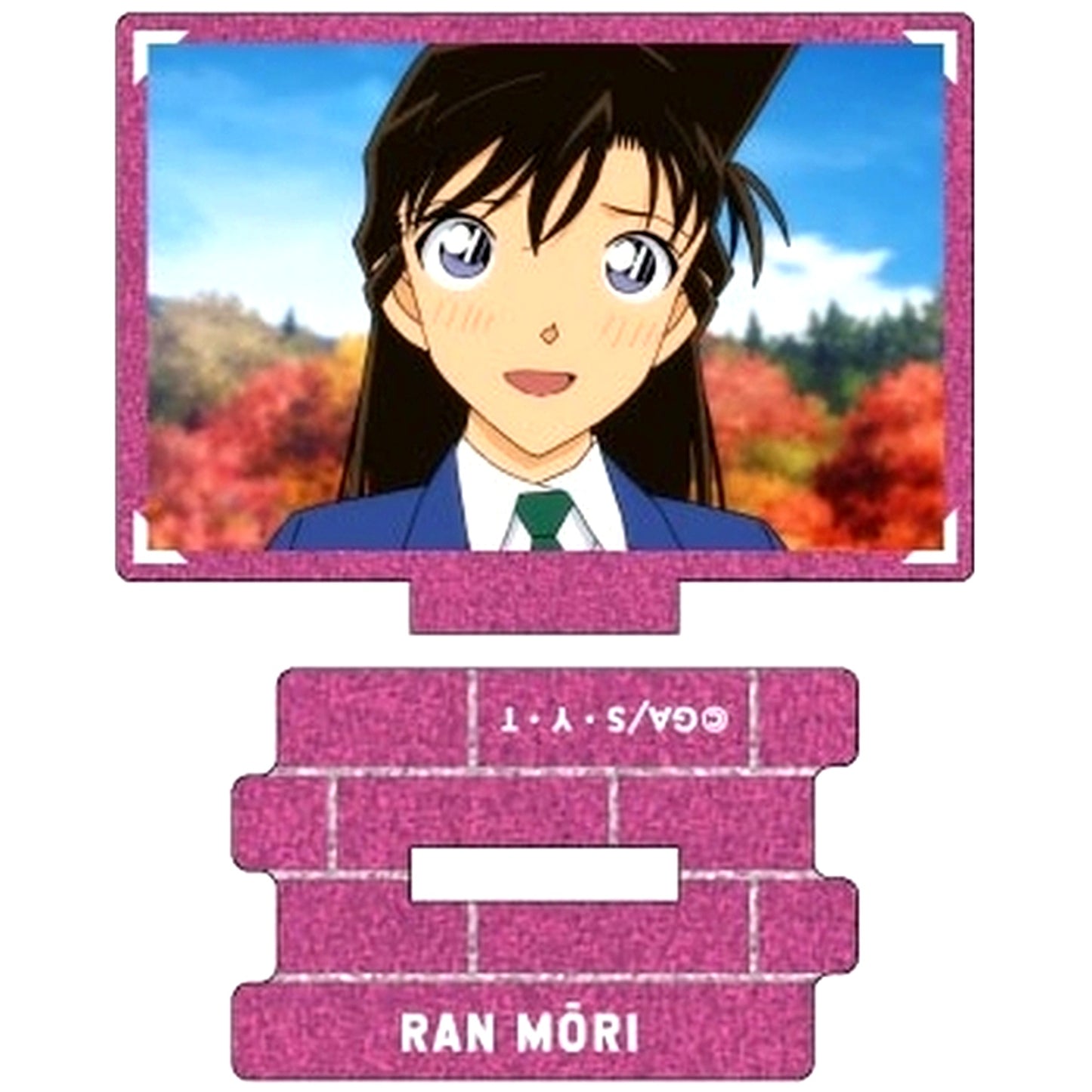 Ran Mouri D Detective Conan Scene Shot Trading Metallic Mini Acrylic Stand Ran Mouri collection Vol.3 [USED]