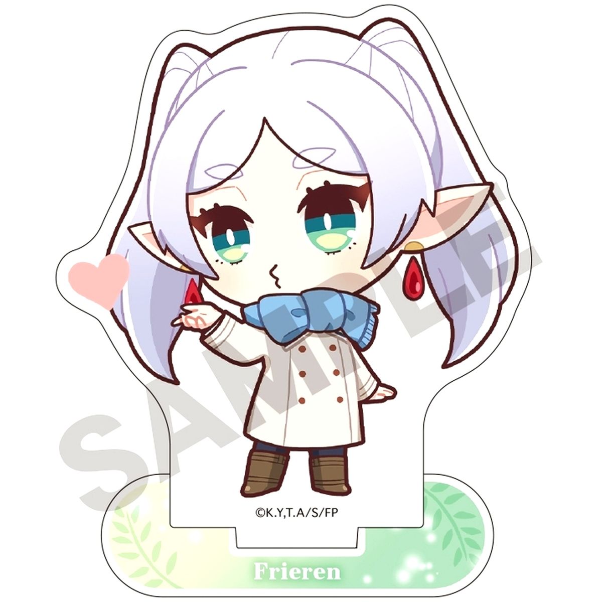 Frieren Throwing Kiss Acrylic Stand Frieren: Beyond Journey's End [USED]