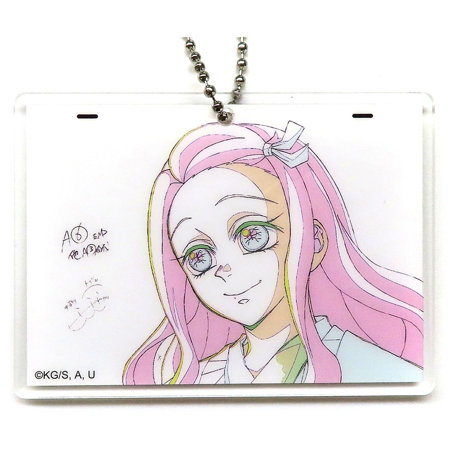 Nezuko Kamado Demon Slayer Original Art Style Acrylic Charm ufotable DINING Mid Term 2nd Otanoshimi Kuji Prize [USED]