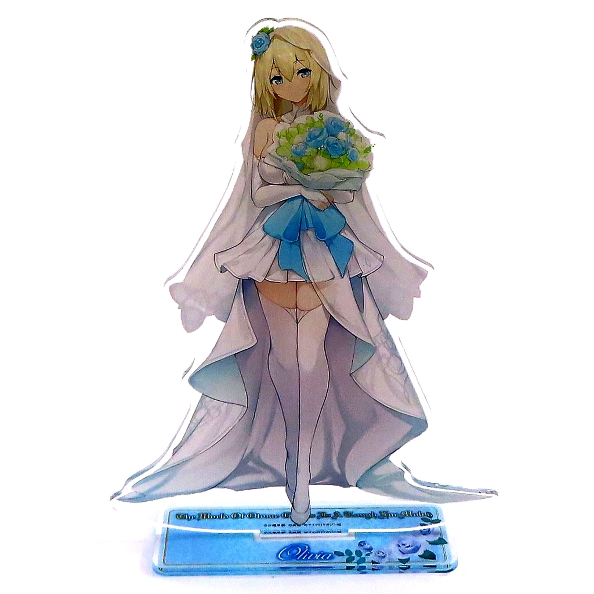 Olivia Illustration Acrylic Stand Bride Series 2 Bundle Bonus for Light Novel Trapped in a Dating Sim Volume 11 Limited Set [USED]