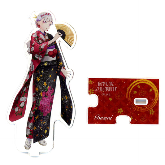 Tsuzuri Yugiri Kaga Yuzen Illustration Acrylic Stand Ishikawa Prefecture x Love Live! Hasunosora Girls' High School Idol Club 2nd Kaga Yuzen Collabo [USED]