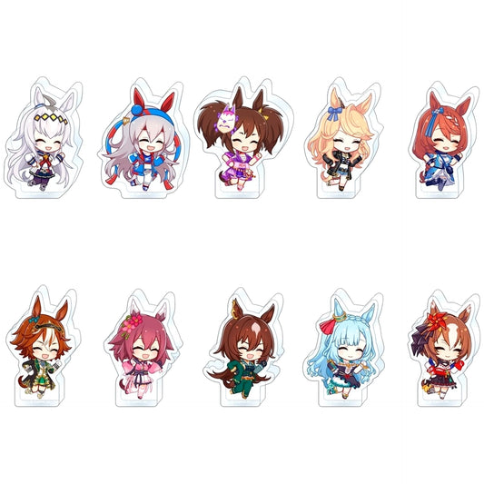 Umamusume: Pretty Derby Oguri Cap & Others All 10 Types Set Corotto! Acrylic Figure Collection Ready, Set, Go! Vol.3 Acrylic Item [USED]