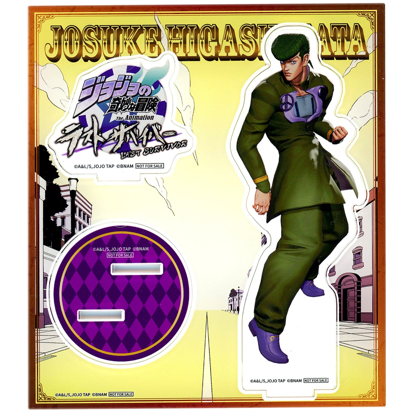 Josuke Higashikata Tactical Green Character Acrylic Stand JoJo's Bizarre Adventure Last Survivor Original Goods Get Campaign Vol. 3 50pt Exchange [USED]