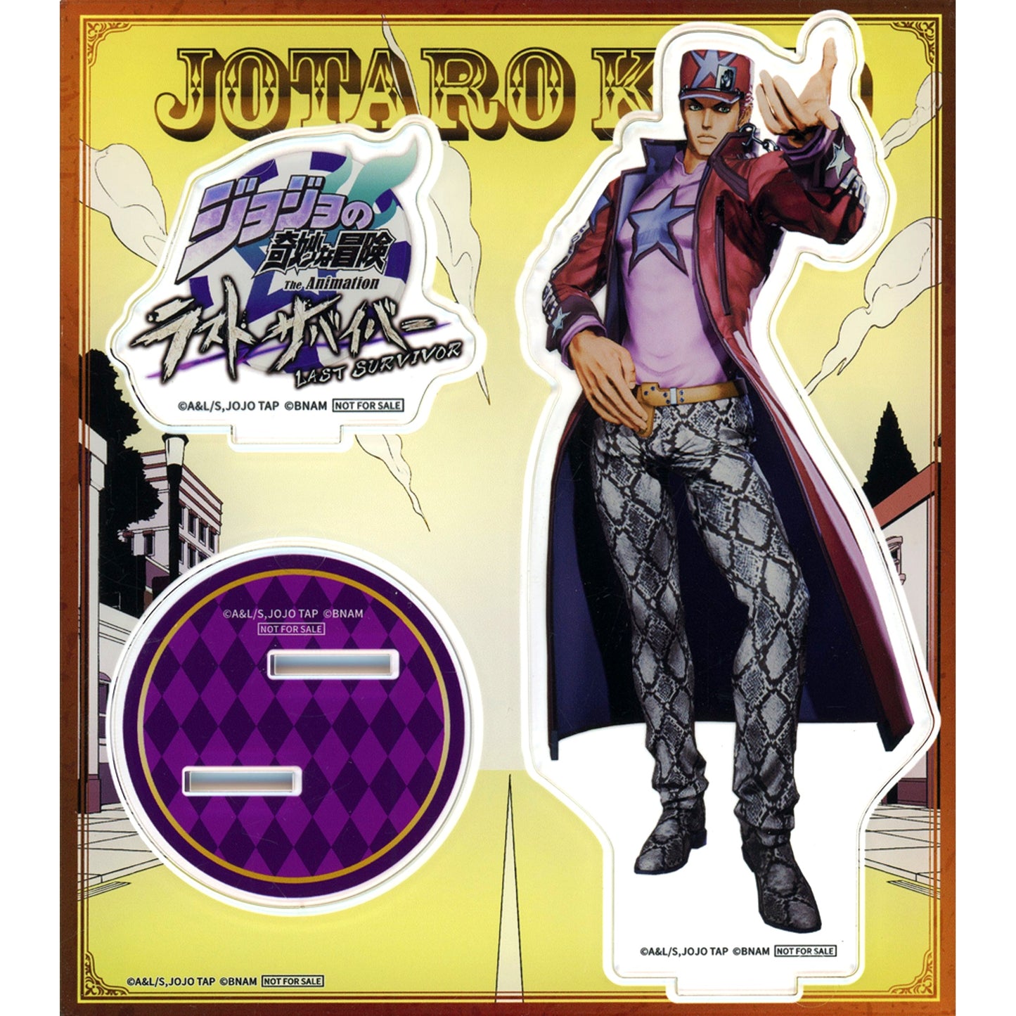 Jotaro Kujo Stone Ocean Veteran Red Character Acrylic Stand JoJo's Bizarre Adventure Last Survivor Original Goods Get Campaign Part 3 50pt Exchange [USED]