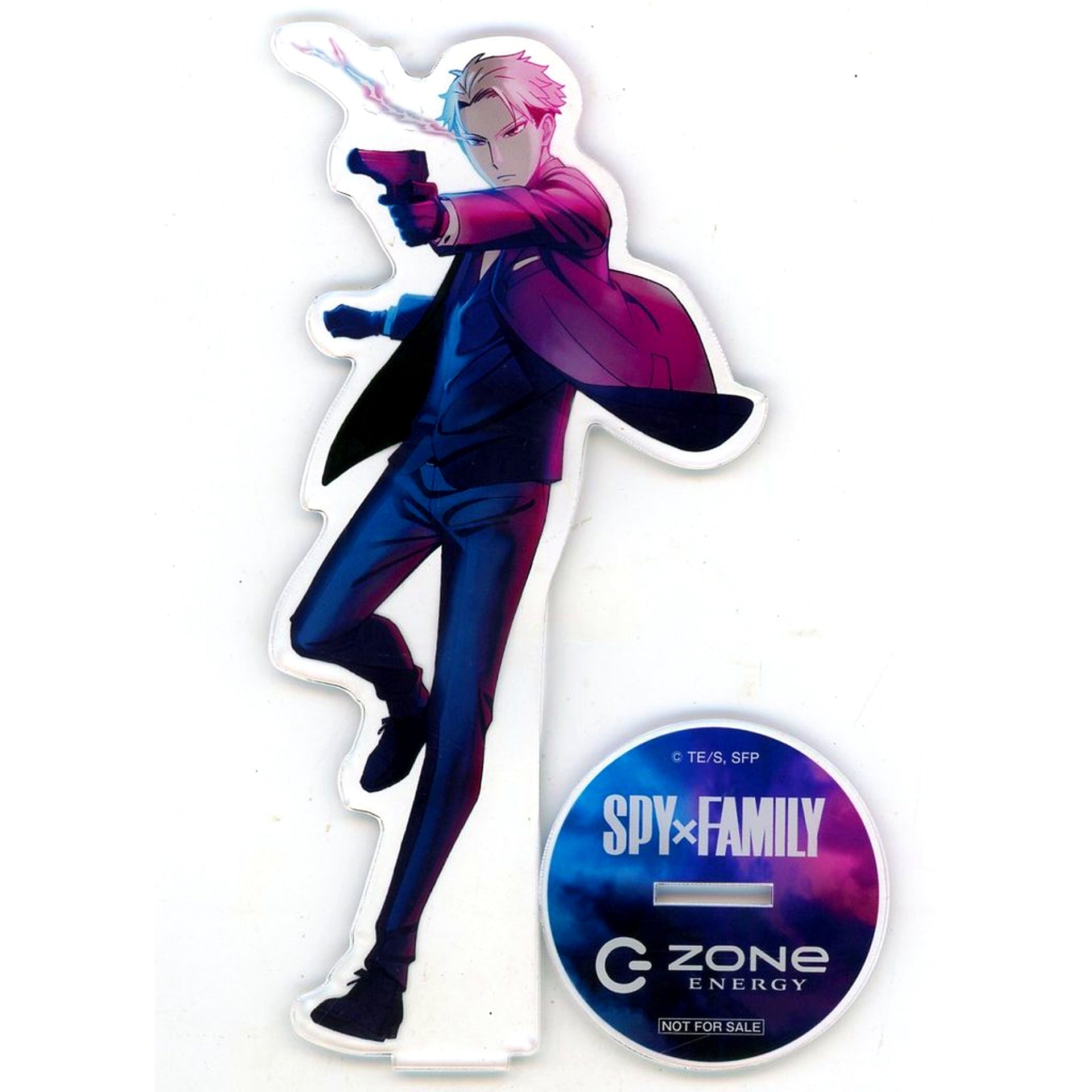 Loid Forger SPY x FAMILY x ZONe Acrylic Stand Campaign Prize [USED]