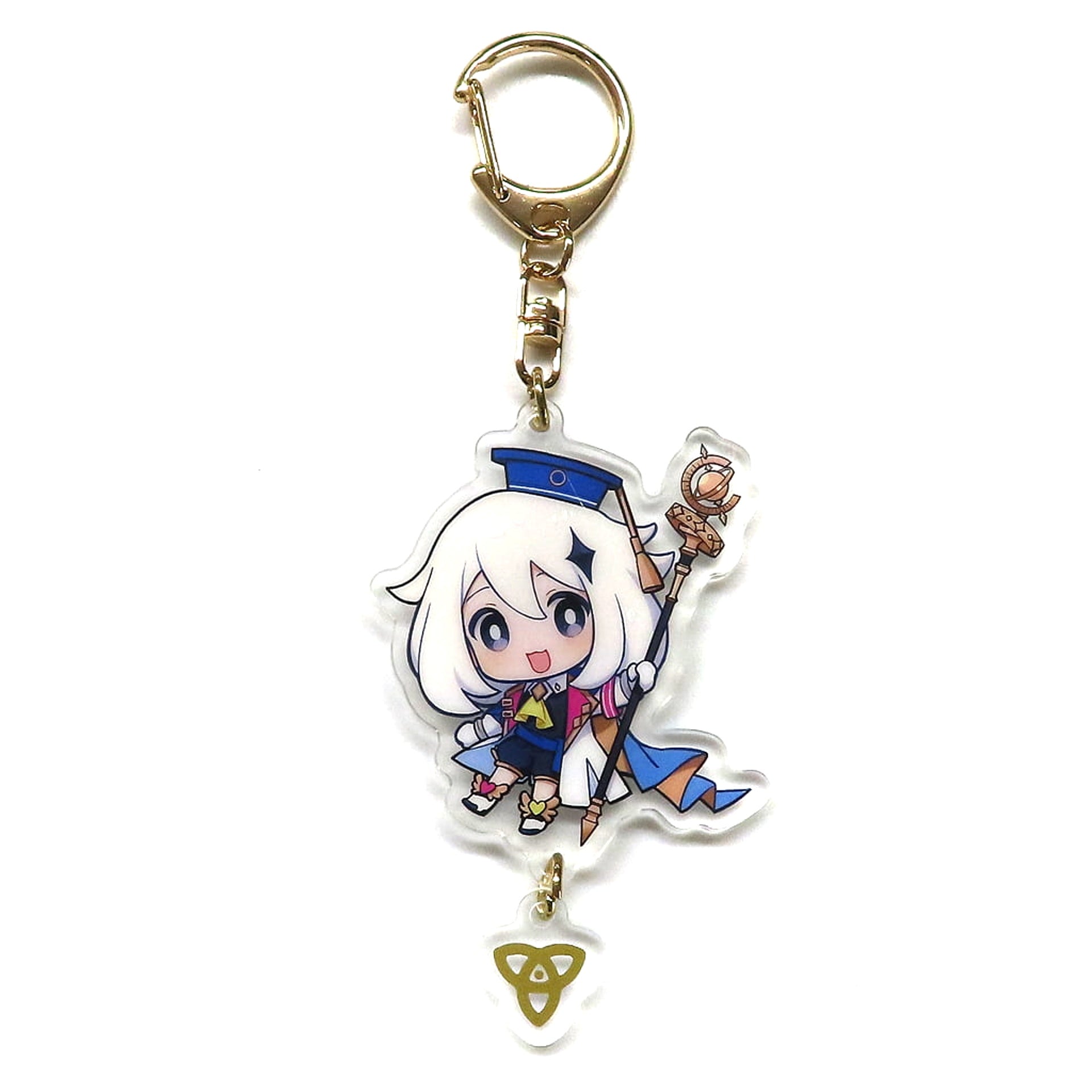 Genshin Paimon Acrylic Keychain BiliBiliWorld 2023 Exclusive Keychains [USED]