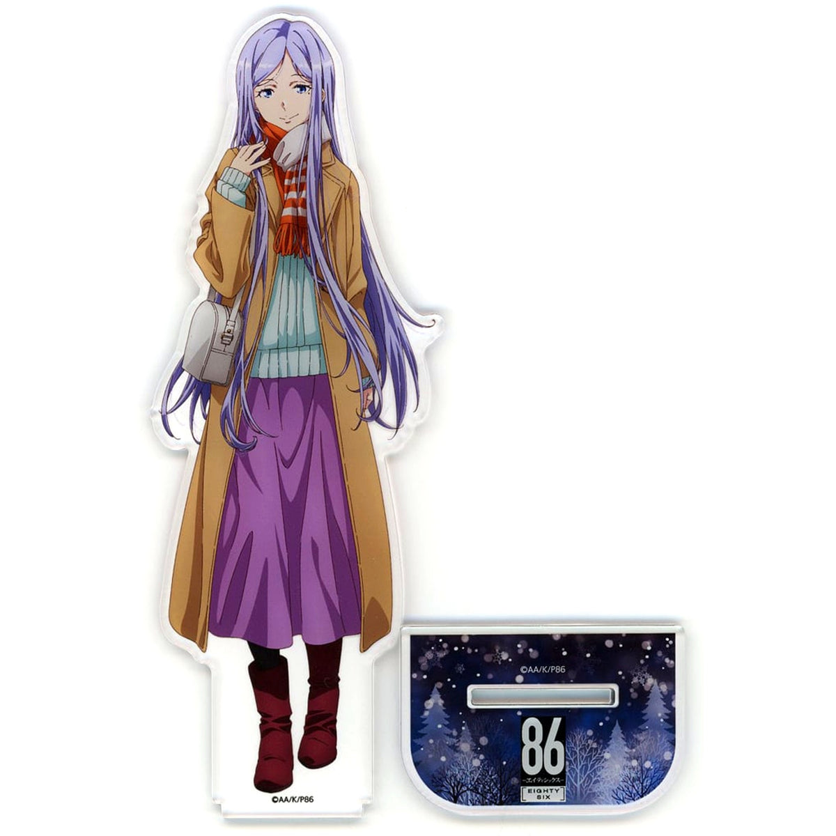 Anju Emma C Prize Oshi Kuji 86 Eighty-Six Acrylic Stand [USED]