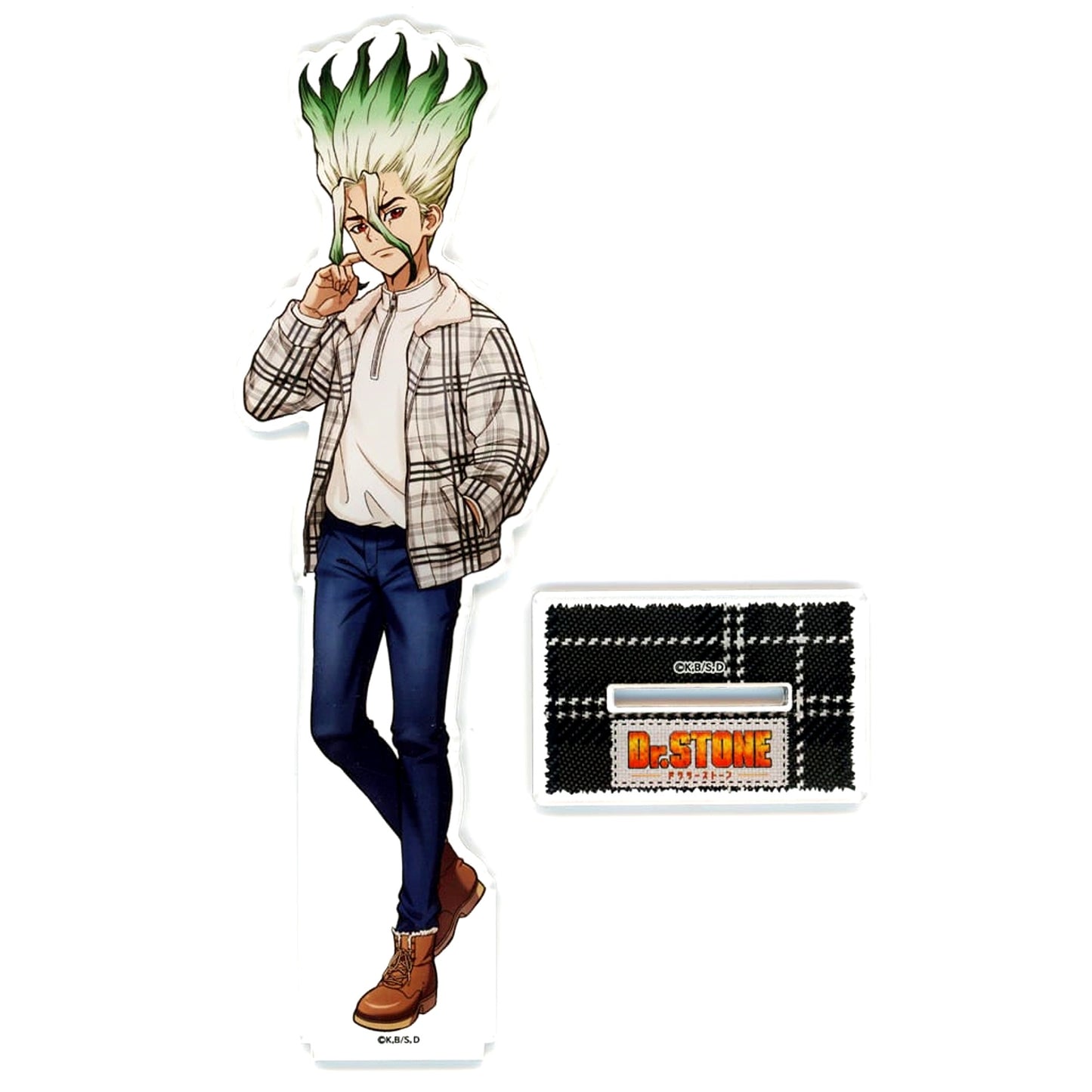 Senku Ishigami Dr.STONE Big Acrylic Stand Oshi Kuji Winter Outing Kuji Prize C [USED]