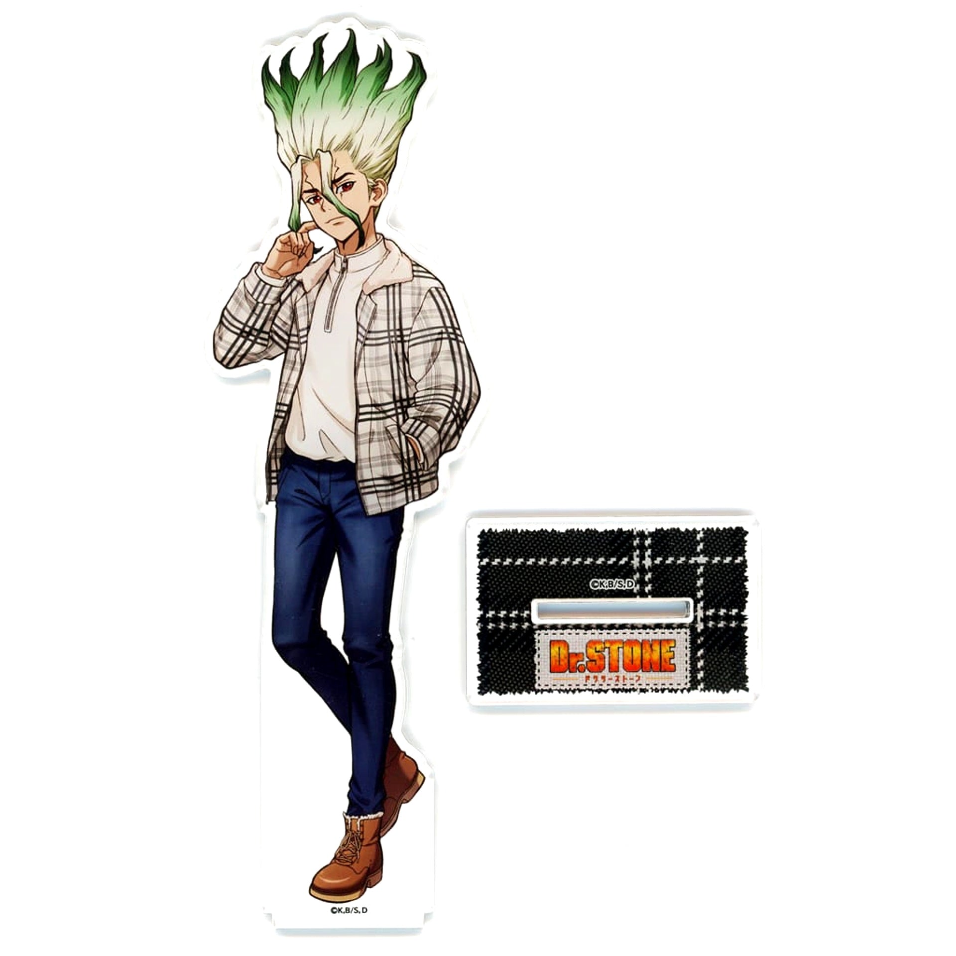 Senku Ishigami Dr.STONE Big Acrylic Stand Oshi Kuji Winter Outing Kuji Prize C [USED]
