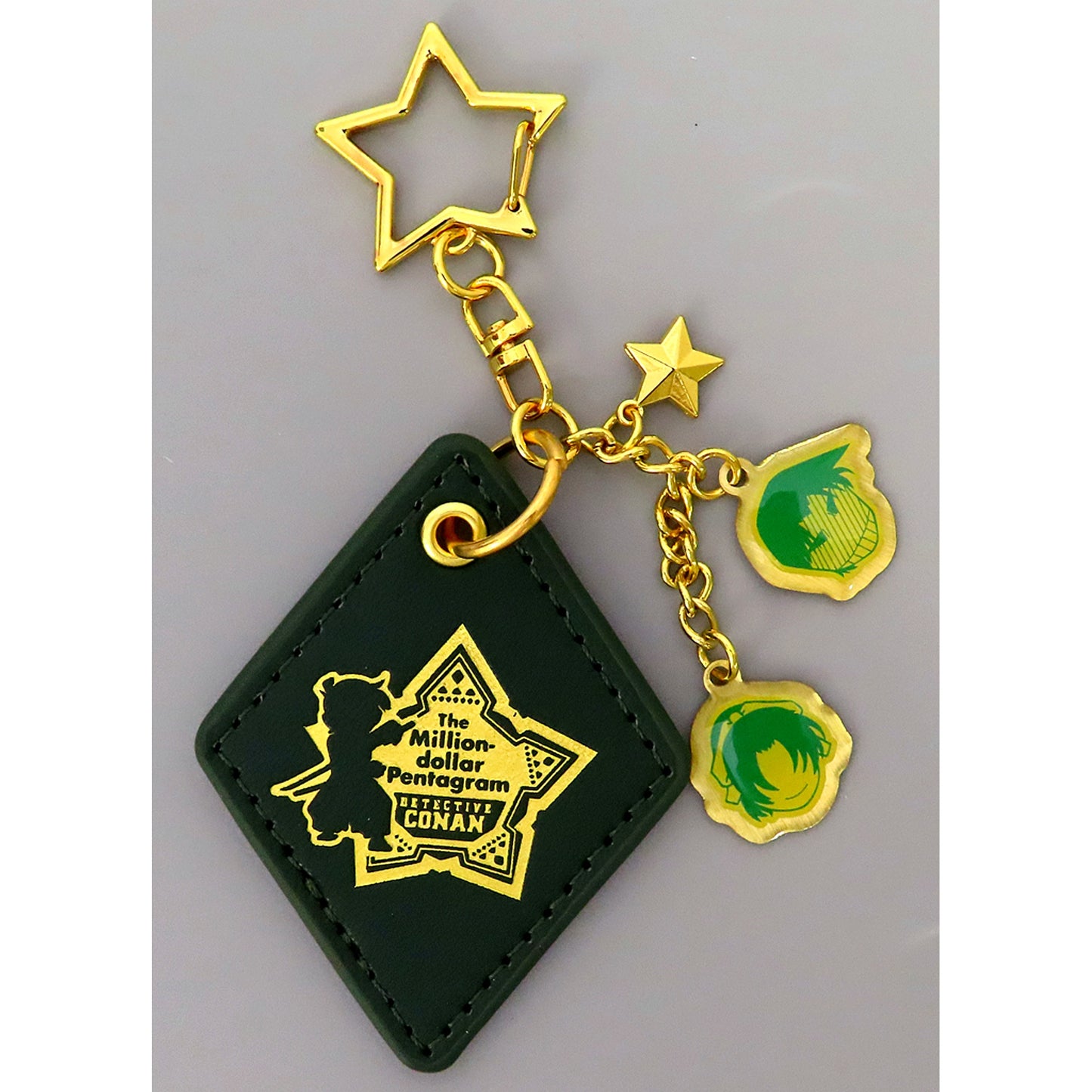 Heiji Hattori & Kazuha Toyama Detective Conan The Million-dollar Pentagram Keychain B Black Theater Goods [USED]