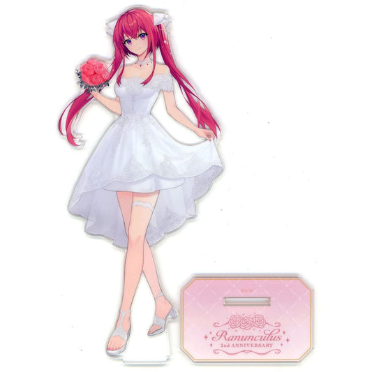 Amagase Muyu Big Acrylic Stand Virtual YouTuber Nijisanji Ranunculus 2nd Anniversary Goods [USED]