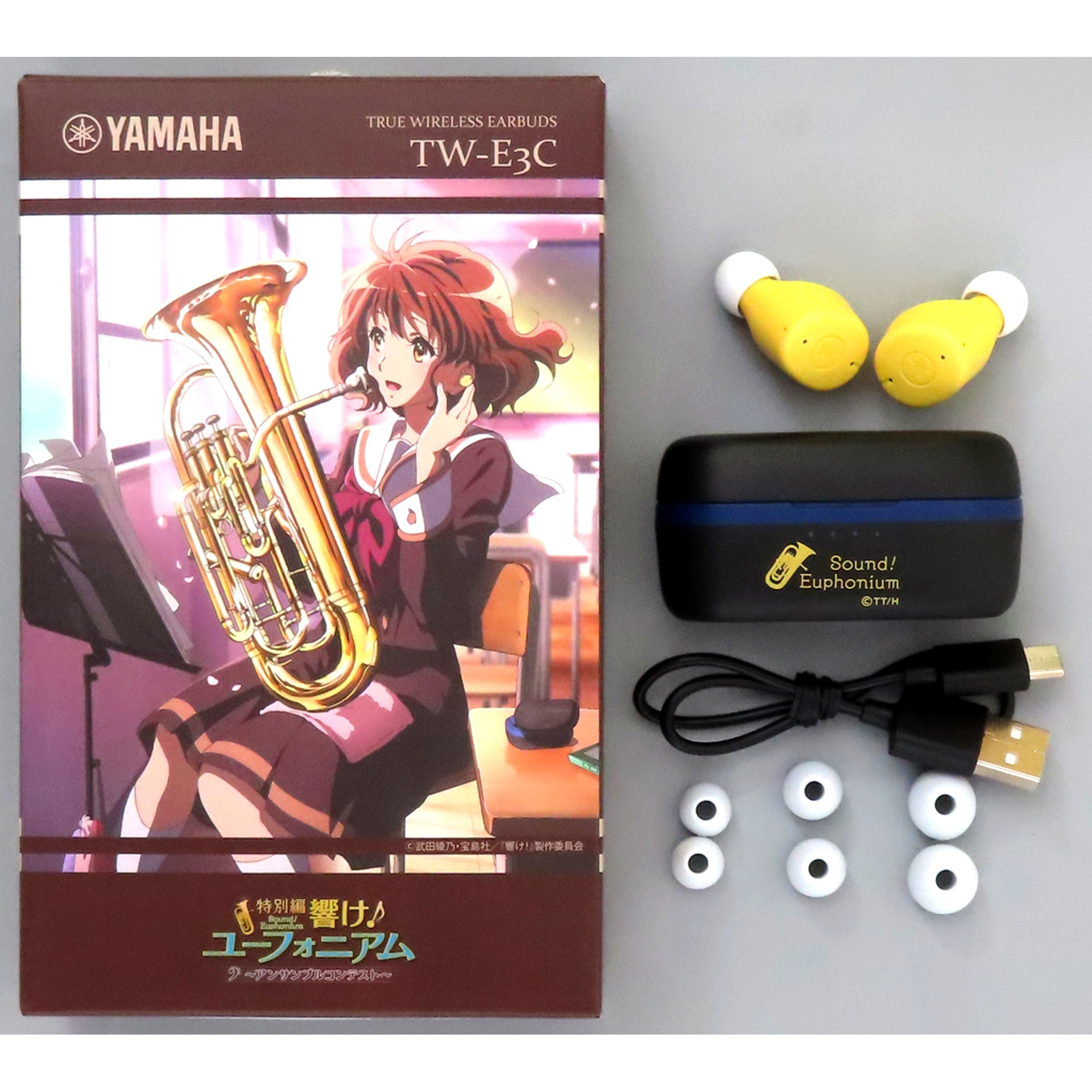 Kumiko Oumae - Original Color Wireless Earphones TW-E3C Special Edition Sound Euphonium Ensemble Contest x Yamaha [USED]