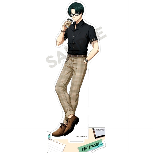 Rin Itoshi Holiday Glasses Acrylic Stand Blue Lock [USED]
