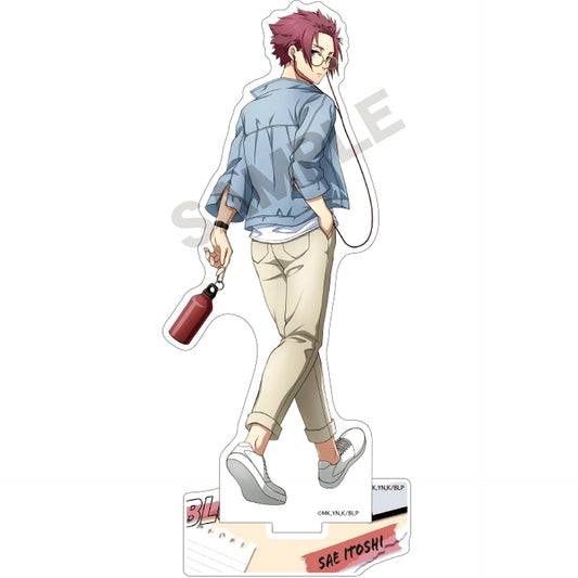 Sae Itoshi Holiday Glasses Acrylic Stand Blue Lock [USED]