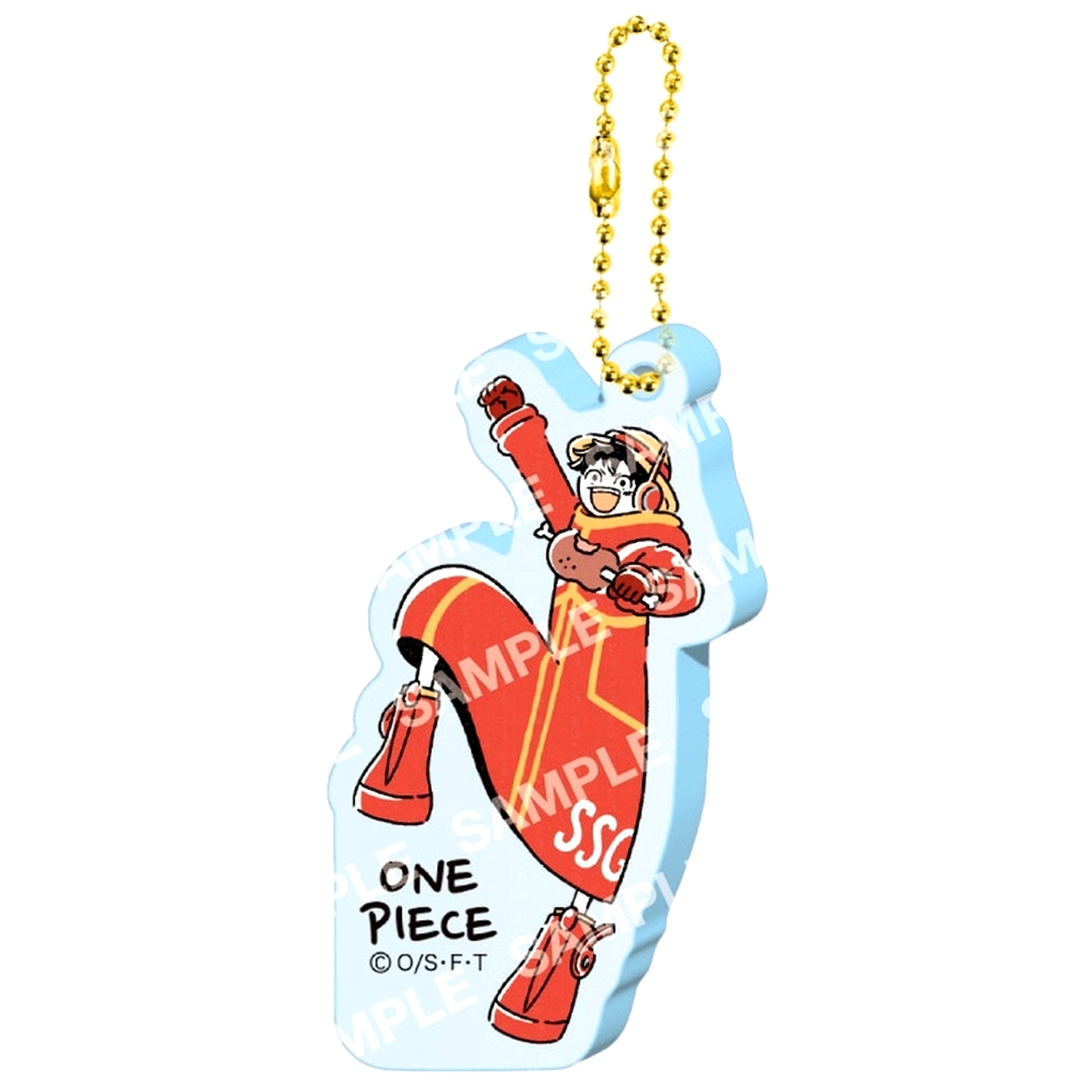 Monkey D. Luffy One Piece Acrylic Keychain Collection Yuru suta Part 1 [USED]