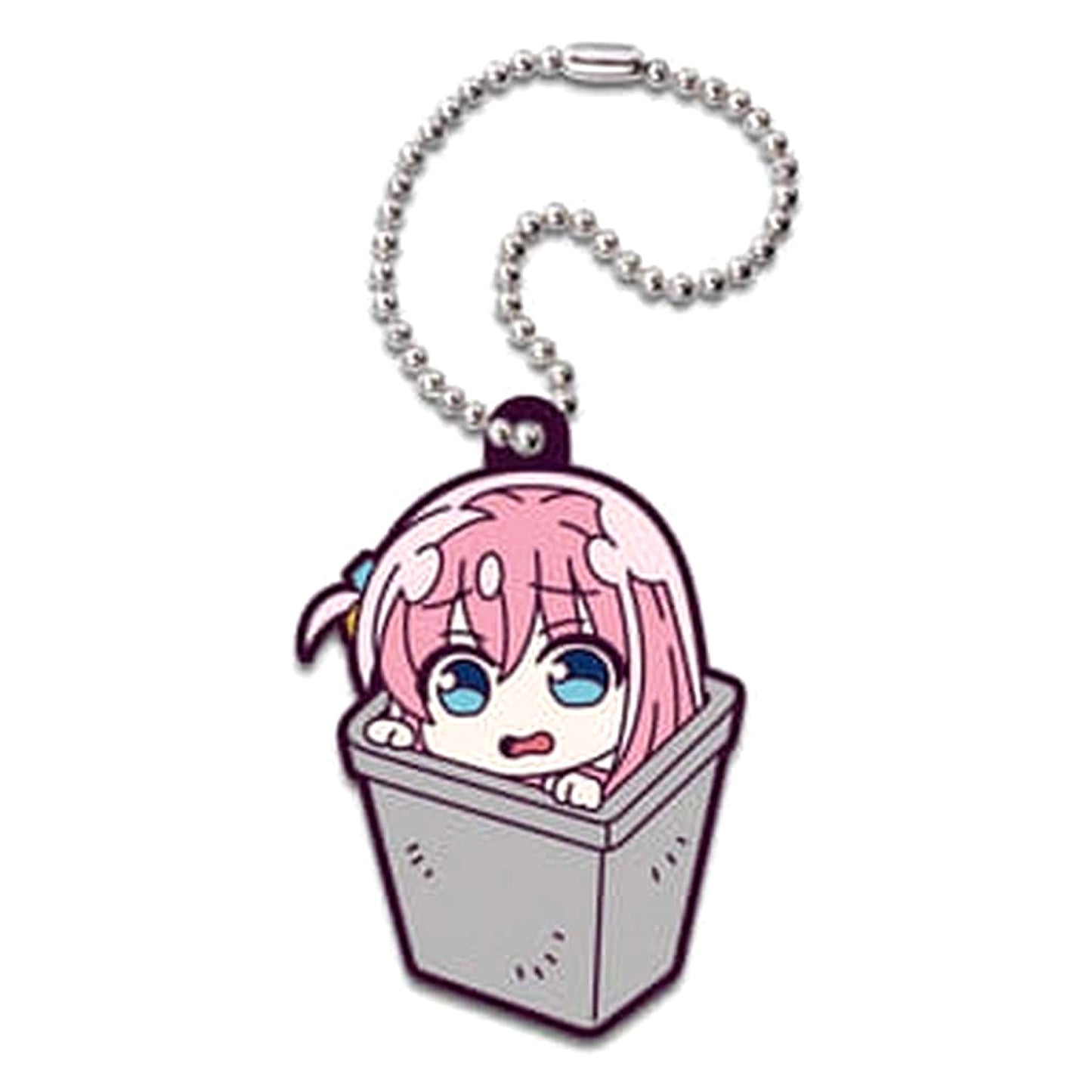 Hitori Goto B Bocchi The Rock! Defo Rubber! Keychain [USED]