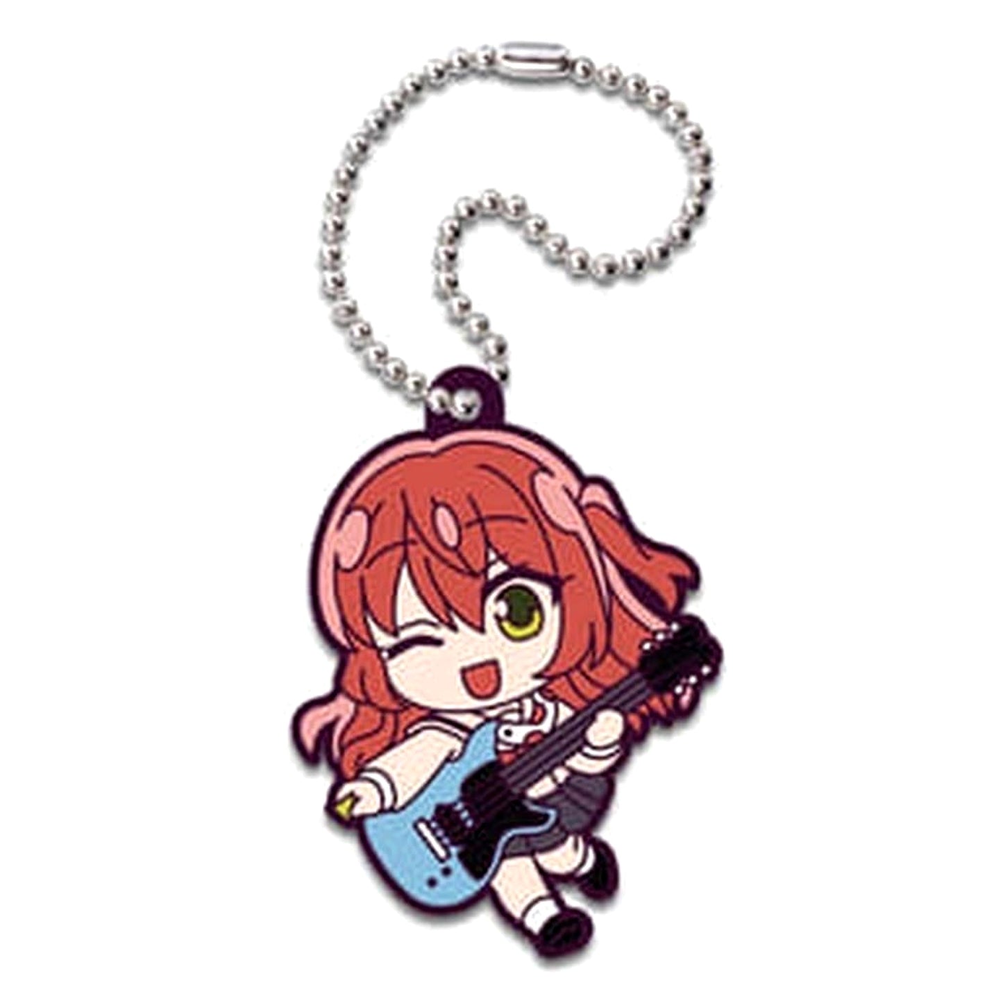 Ikuyo Kita Bocchi The Rock! Defo Rubber! Keychain [USED]