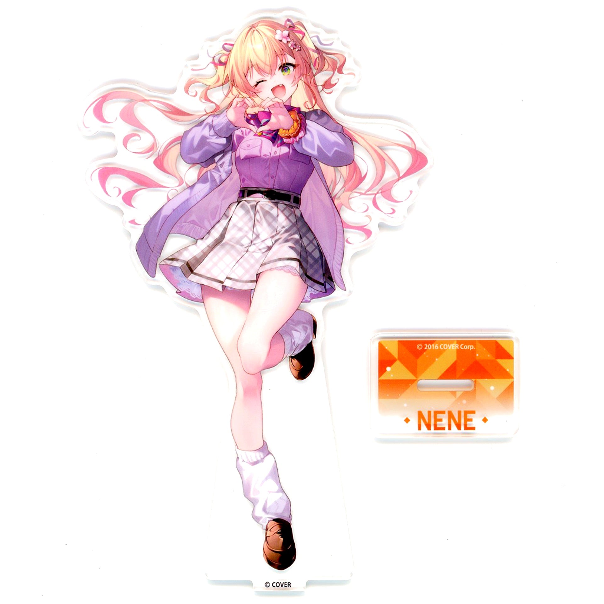 Momosuzu Nene Virtual YouTuber Hololive After School Nepolabo GiGO Limited Big Acrylic Stand [USED]