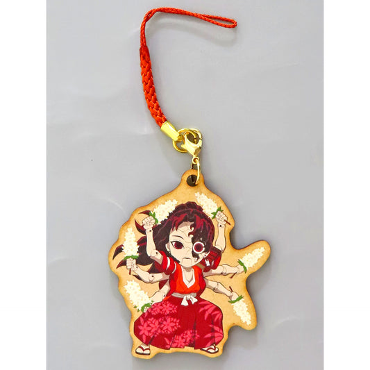 Yoriichi Type Zero Demon Slayer Wooden Keychain Vol. 3 Nijigen no Mori Mystery Solving Walk Hashira Disappeared in the Flower Village Participation Bonus [USED]