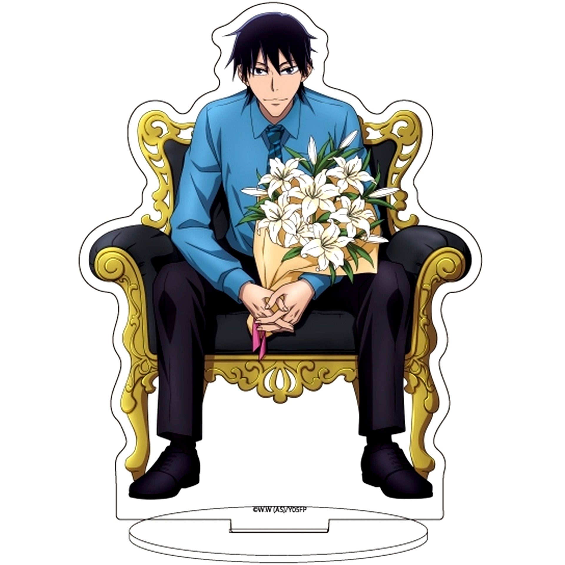 45. Shunsuke Imaizumi 10th Anniversary Ver. Illustration Acrylic Stand Yowamushi Pedal LIMIT BREAK [USED]