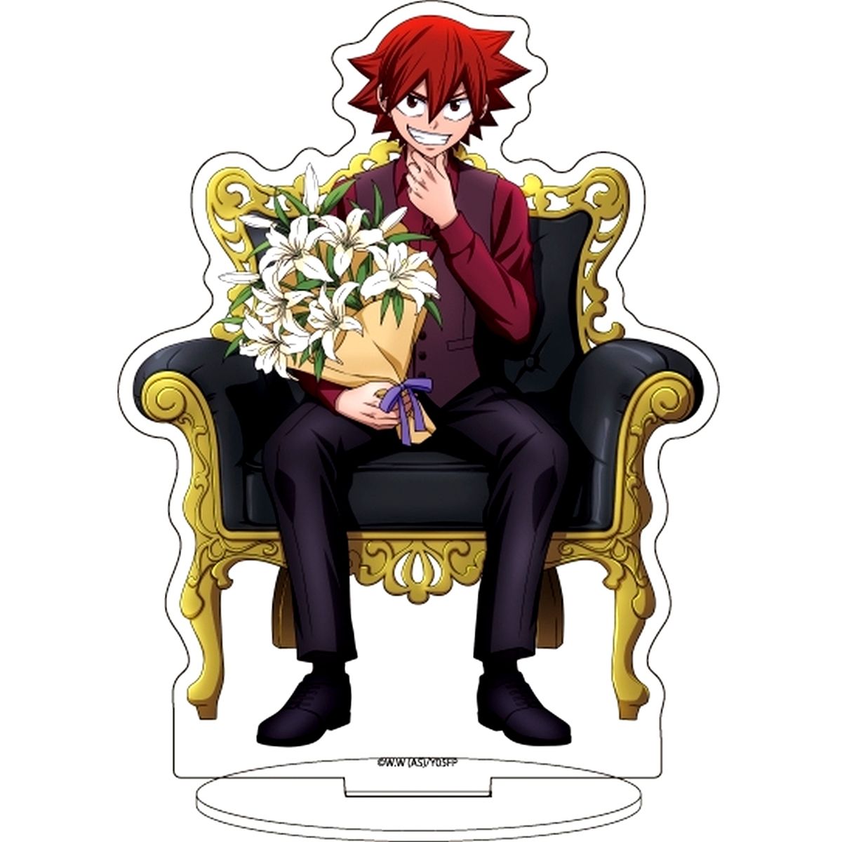 Shoukichi Naruko 10th Anniversary Ver. Illustration Acrylic Stand 46 Yowamushi Pedal: Limit Break [USED]
