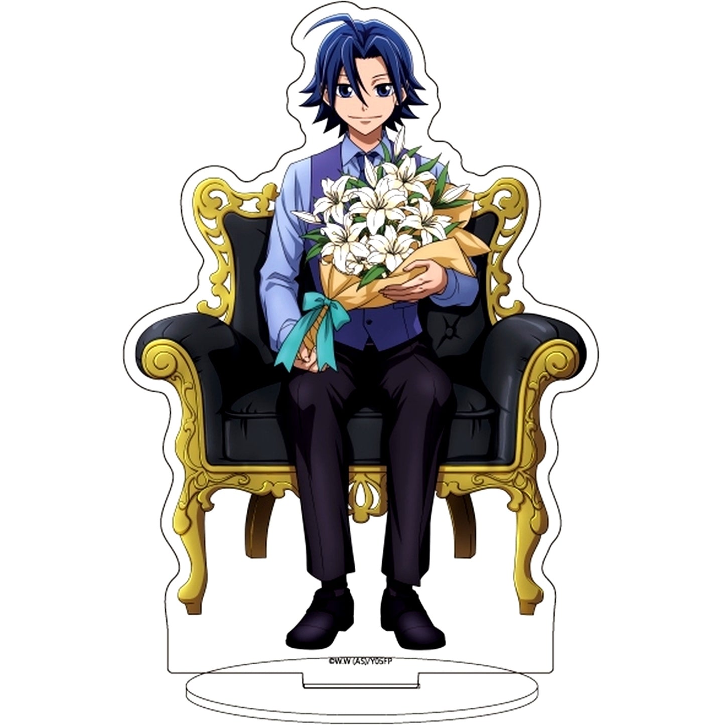47. Sangaku Manami 10th Anniversary Ver. Illustration Acrylic Stand Yowamushi Pedal LIMIT BREAK [USED]