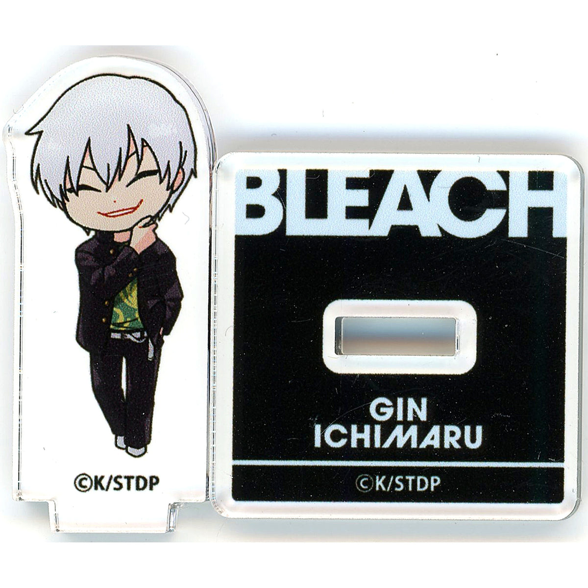 Gin Ichimaru Bleach x Yokohama Landmark Tower The High School Warfare in Cafe Fan Base Random Deformed Character Mini Acrylic Stand [USED]