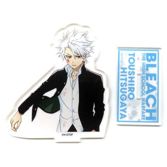 Toshiro Hitsugaya Bleach x Yokohama Landmark Tower The High School Warfare in Cafe Fan Base Acrylic Stand [USED]
