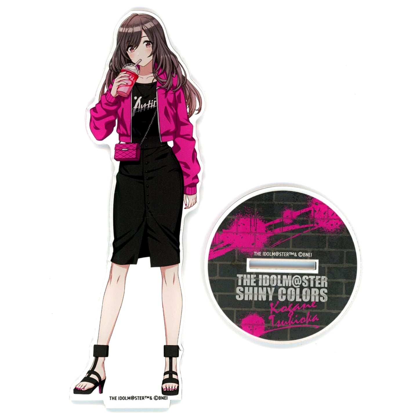Kogane Tsukioka THE IDOLM@STER SHINY COLORS Drawn Illustration Acrylic Stand Street ver. 283PRODUCTION SHOP 2024 Street Season [USED]