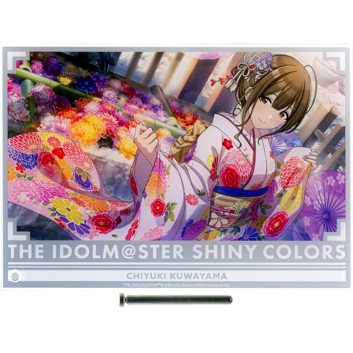 Chiyuki Kuwayama (Hitohira de Tsumugu Sekai) THE IDOLM@STER SHINY COLORS A5 Acrylic Art 283PRODUCTION SHOP 2024 Street Season [USED]