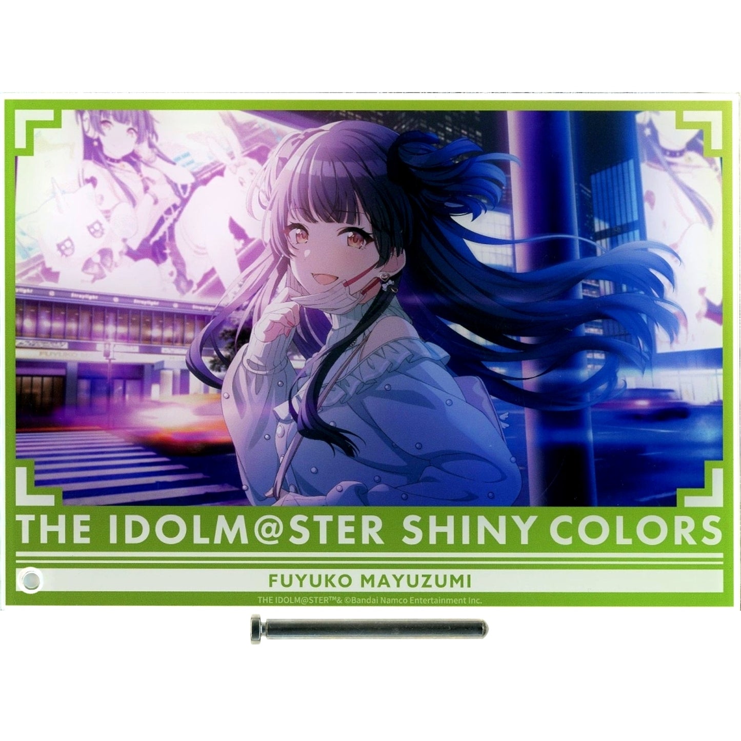 Fuyuko Mayuzumi Namonaki Yoru no Shirube ni Idolmaster Shiny Colors 283PRODUCTION SHOP 2024 Street Season A5 Acrylic Art [USED]
