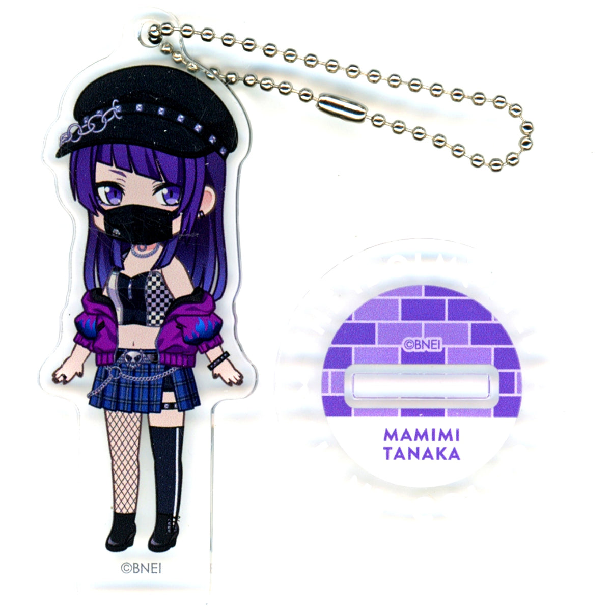Mamimi Tanaka About Night Light Chibi Character Acrylic Stand Casual Wear Version The Idolmaster Shiny Colors 283PRODUCTION SHOP 2024 Street Season [USED]