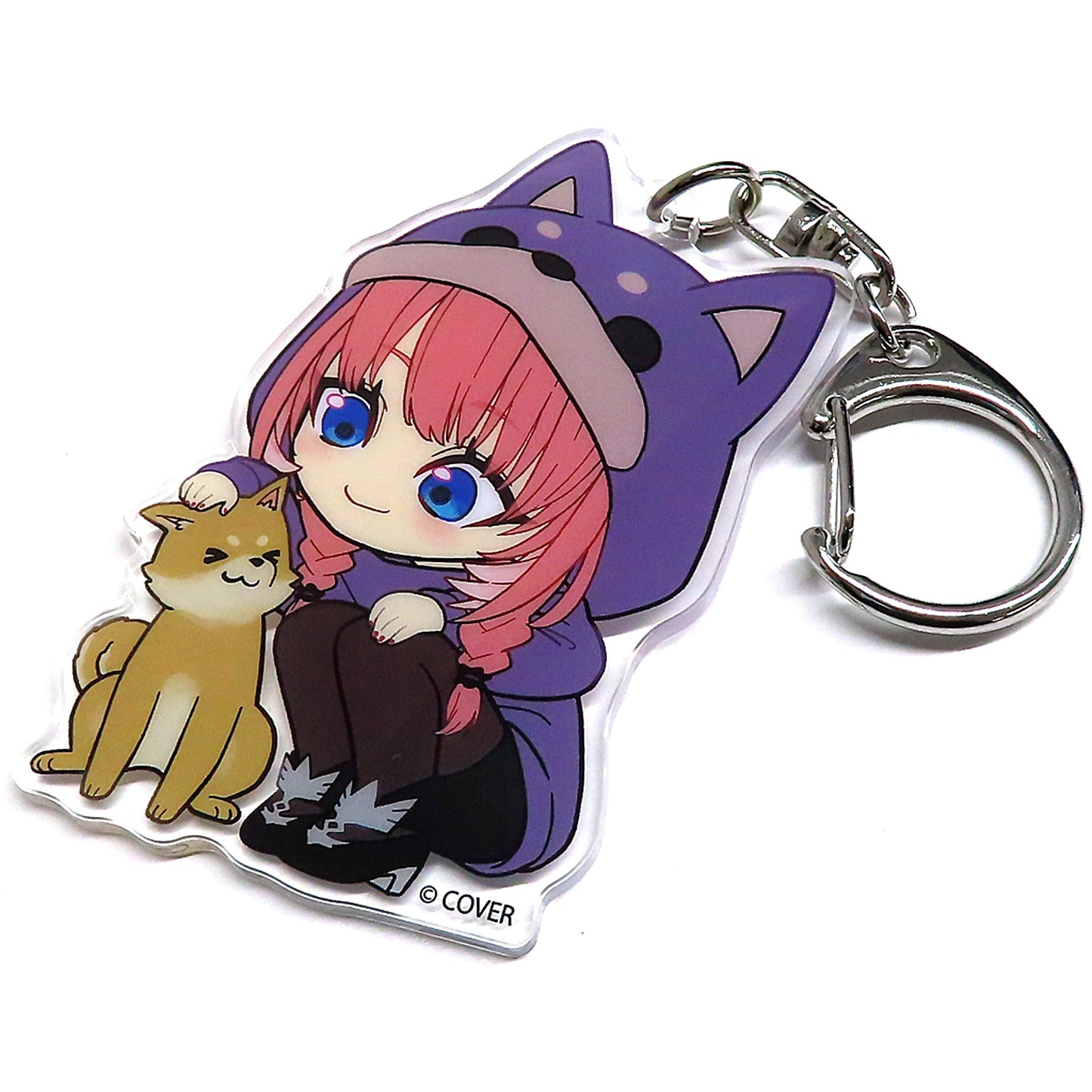 Takane Lui Hololive Random Acrylic Keychain Dog 2nd Anniversary Celebration [USED]