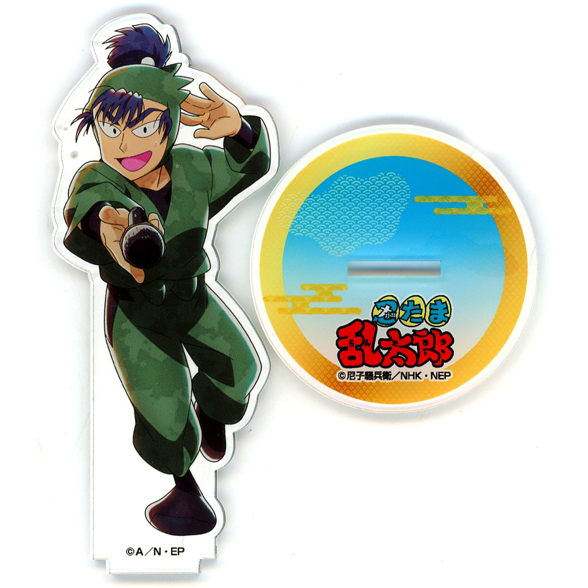 Tomesaburo Kema Nintama Rantaro x JOYSOUND Collabo Campaign Acrylic Stand [USED]