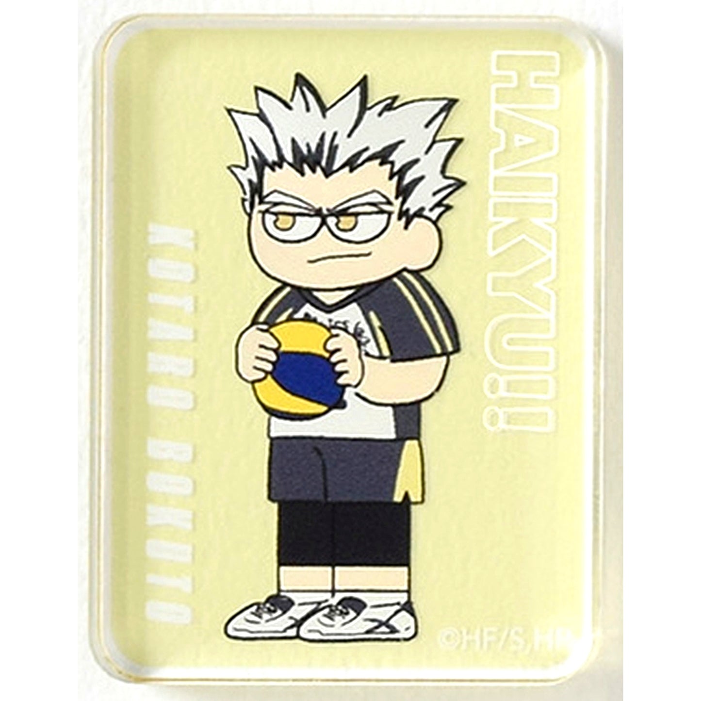 Kotaro Bokuto Haikyu!! Jirori Trading Acrylic Block - Spring High Ver. [USED]
