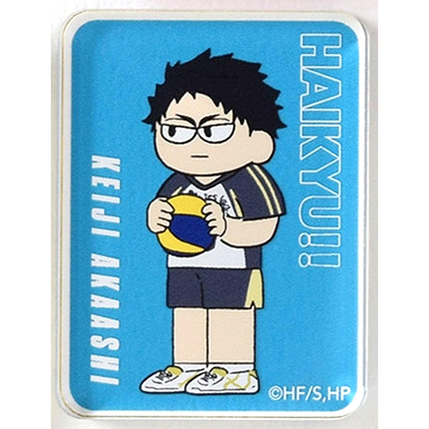 Keiji Akaashi Haikyu!! Jirori Trading Acrylic Block - Spring High Ver. [USED]