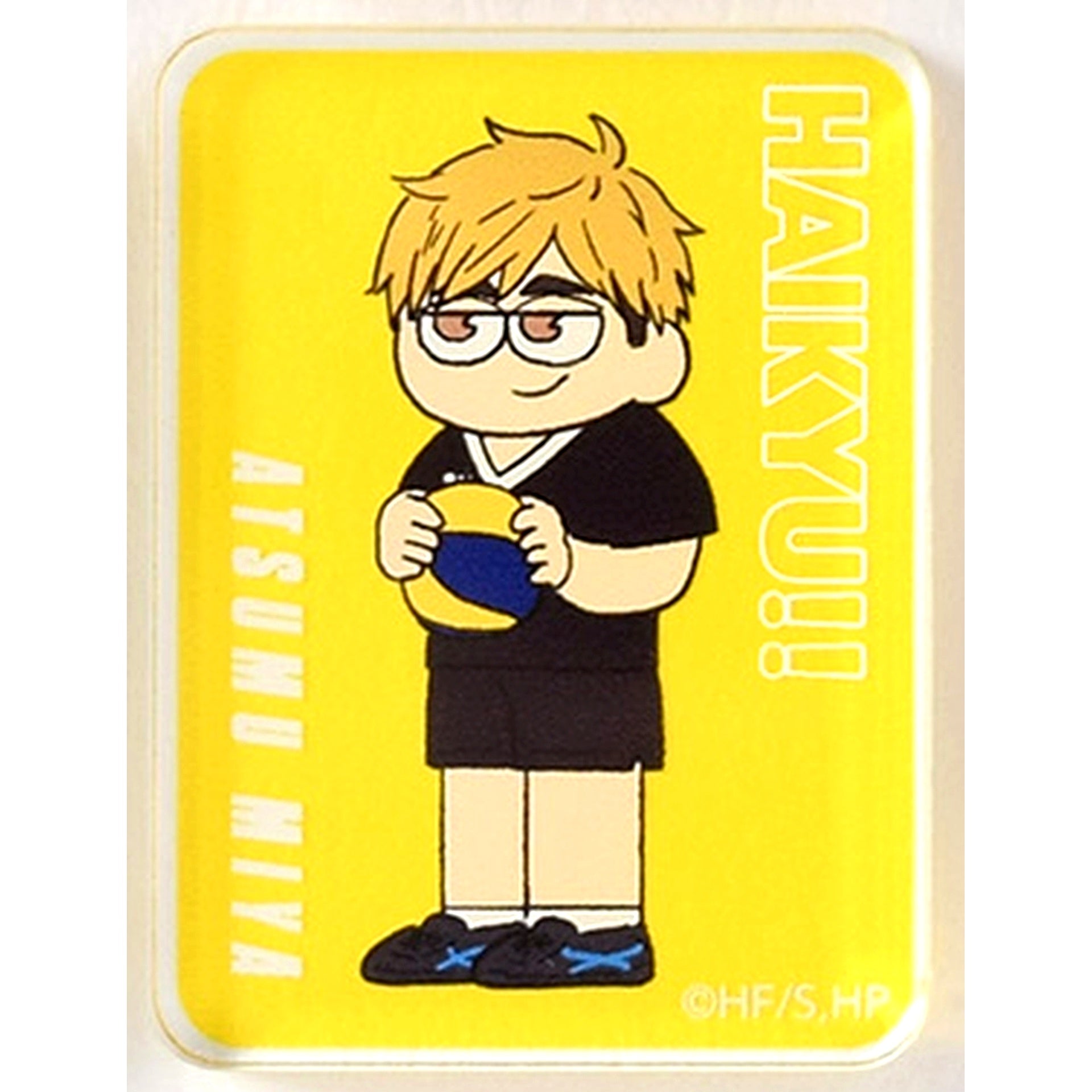Atsumu Miya Haikyu!! Jirori Trading Acrylic Block - Spring High Ver. [USED]